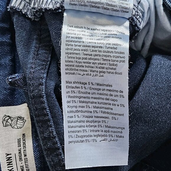 Only & Sons Jeans Men 30x32 (31) Blue Button Fly Skinny Cotton 22005280 Preppy - Picture 14 of 16